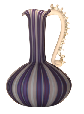 紫色金彩一轮插花器