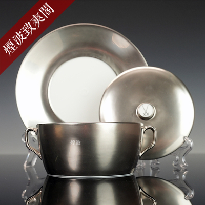 抛光铂金欧式餐具汤碗