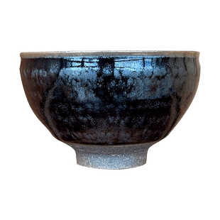 烟波 日本陶器 镰田幸二 燿变 银浆 天目 建盏 茶盏 茶杯