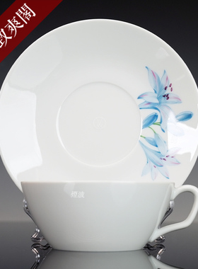 德国MEISSEN梅森瓷器 Cosmopolitan盛大绽放 蓝色百合 下午茶杯碟