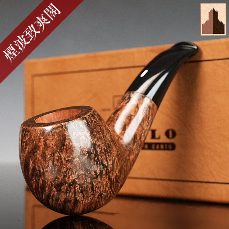 意大利 Castello Collection 收藏级别 KKKK π 石楠木 烟斗