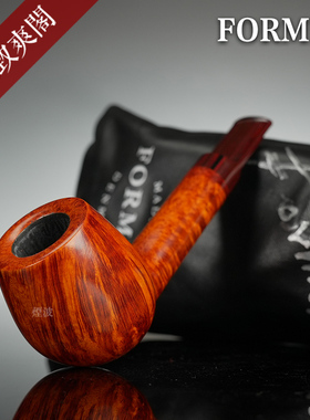 丹麦 Former 佛么 光面 罗瓦特型 手工制 石楠木烟斗