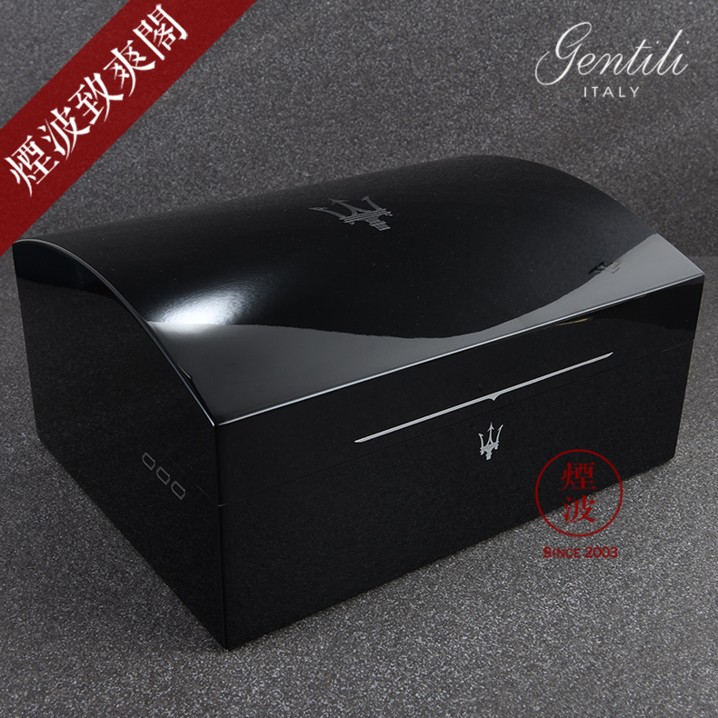 烟波 意大利 Gentili 玛莎拉蒂 30支装 三色 珍天妮雪茄保湿盒
