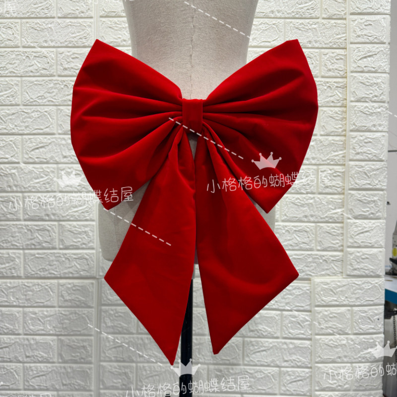 大红色丝绒面料婚纱礼服后背遮盖婚庆蝴蝶结配饰胸针正红色立体,节庆用品/礼品,交车蝴蝶结,淘宝优惠券,粉丝福利购,淘宝优惠卷