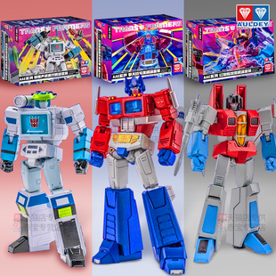 奥迪双钻擎天柱变形金刚正版玩具手办模型机器人机甲声波红蜘蛛男