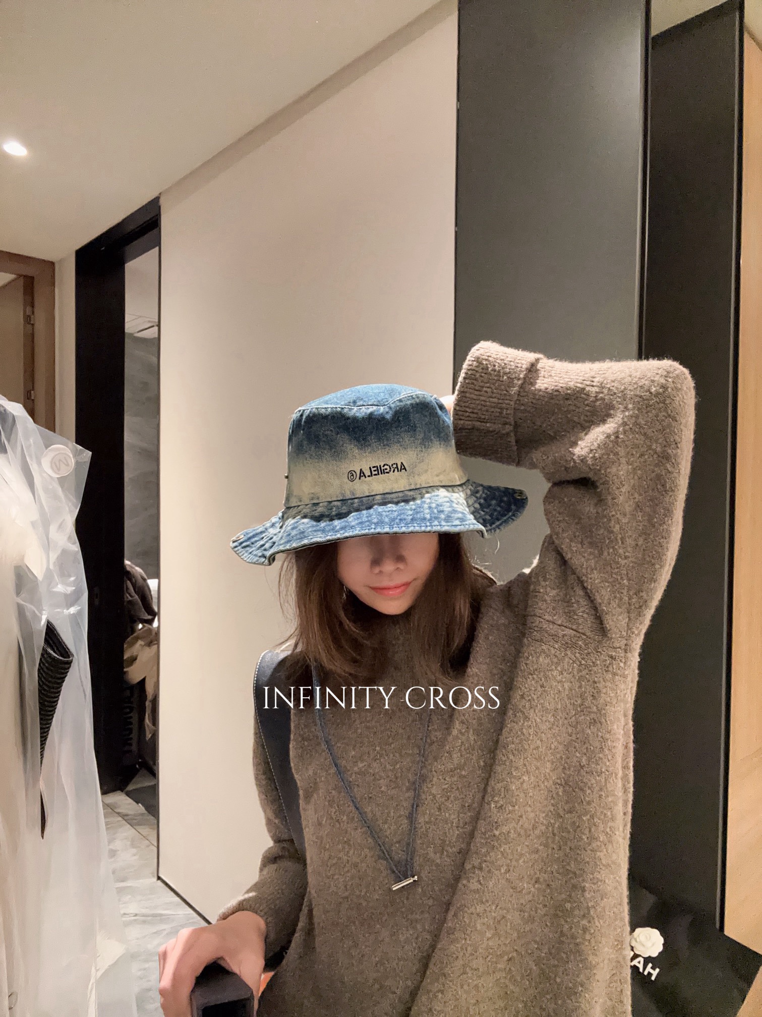 【INFINITYCROSS】马吉拉扎染水洗西部牛仔渔夫帽防晒爬山登山帽