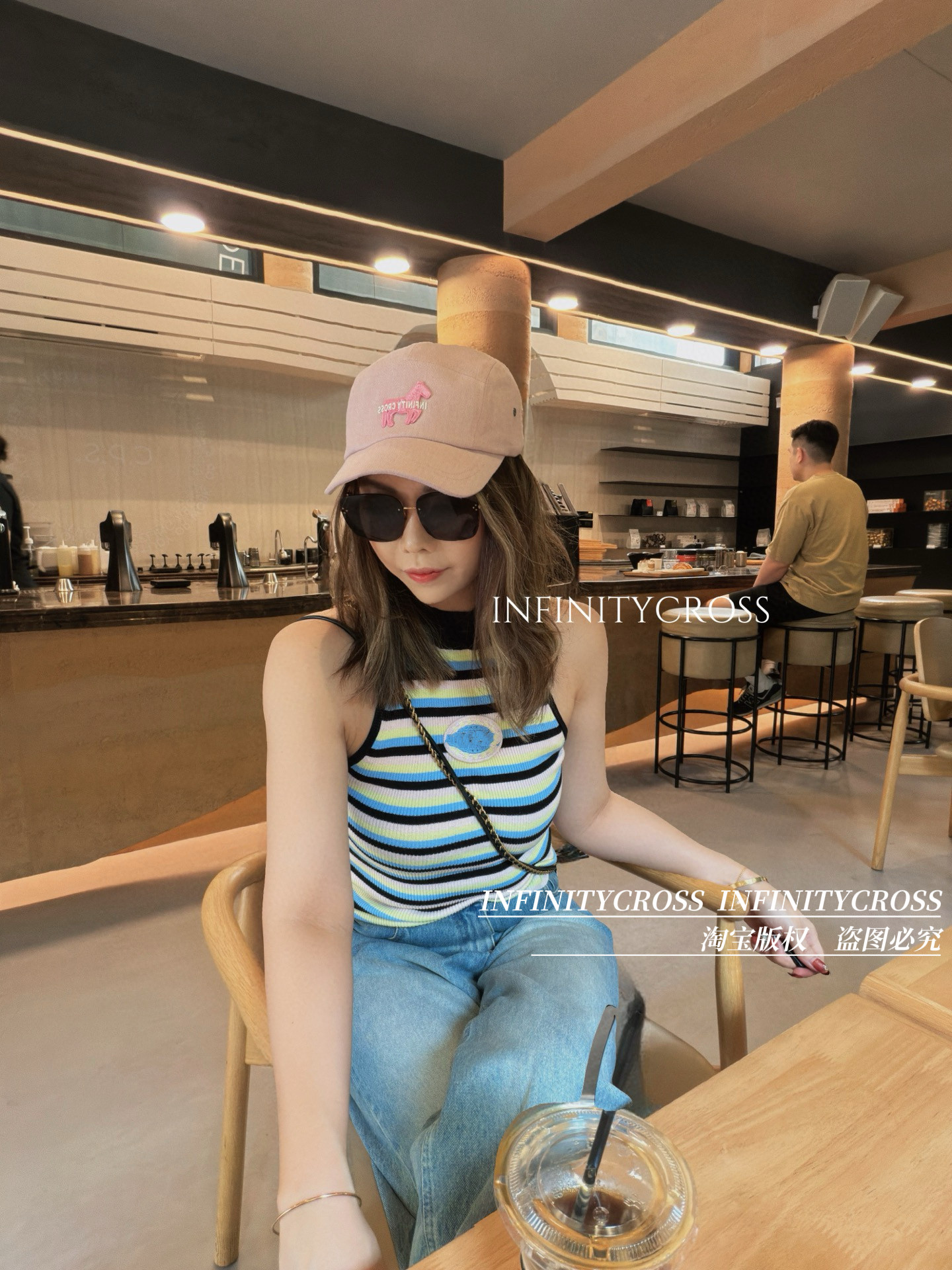 【INFINITYCROSS】26年初春潮牌字母情侣小马粉色棒球帽鸭舌帽子,服饰配件/皮带/帽子/围巾,帽子,淘宝优惠券,粉丝福利购,淘宝优惠卷