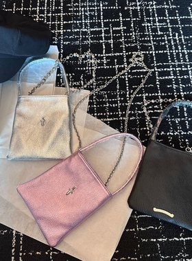 【ICROSS】Eewen网红同款十字架麻将包压纹全牛皮手拎包mini包潮