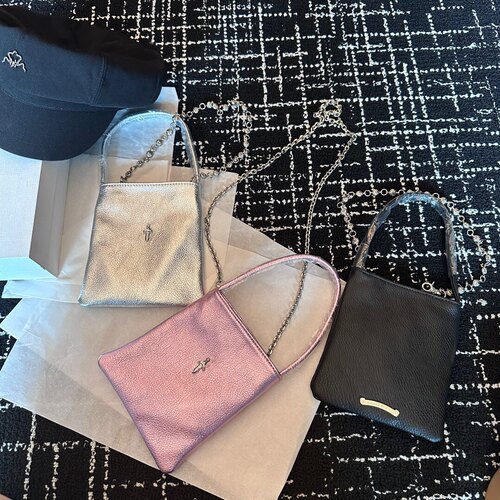 【ICROSS】Eewen网红同款十字架麻将包压纹全牛皮手拎包mini包潮