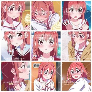 54张樱泽墨贴纸手机壳笔记本文具盒贴画装饰防水动漫贴租借女友贴