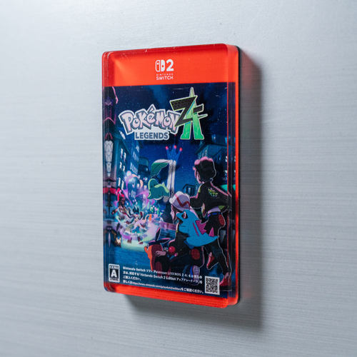 第9世代二创冰箱贴宝可梦Switch2游戏卡带封面Z-A朱紫亚克力