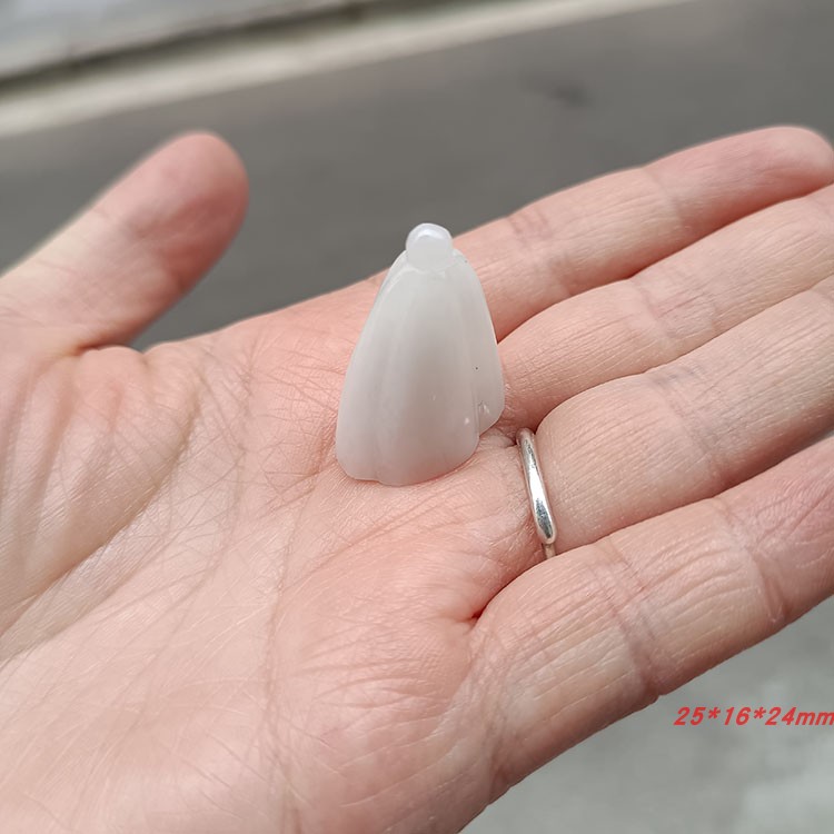 天然独玉南阳独山玉石莲蓬吊坠配饰玉佩立体莲米珠宝俏雕挂坠百搭