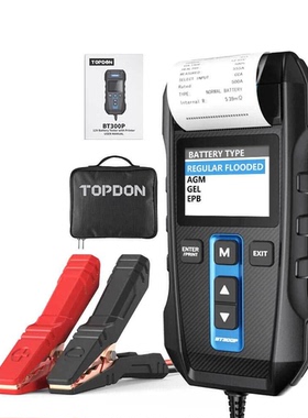 TOPDON BT300P Battery Tester Cranking Charging