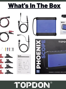 Topdon Phoenix 4 Channel Osciliscope 四通道示波器