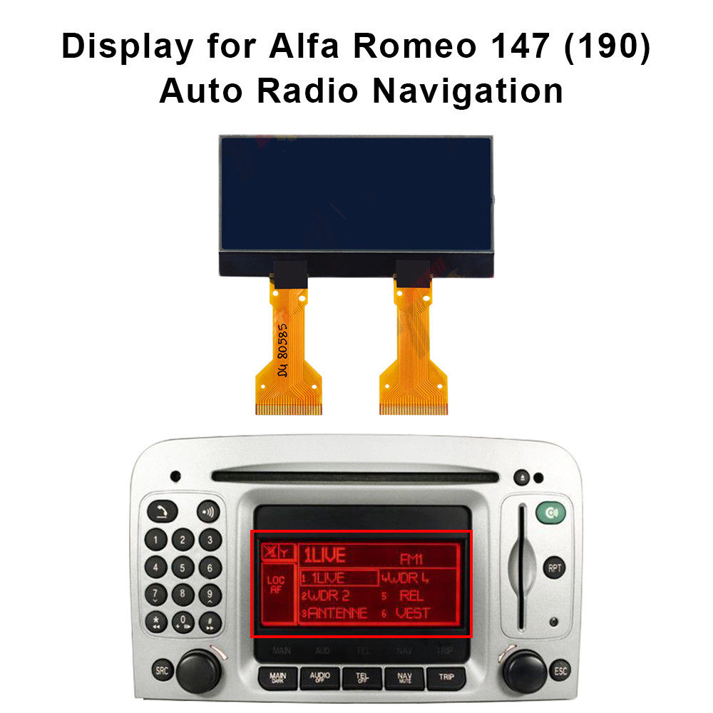 阿尔法罗密欧音响导航显示屏 Alfa Romeo 156 Radio LCD Display
