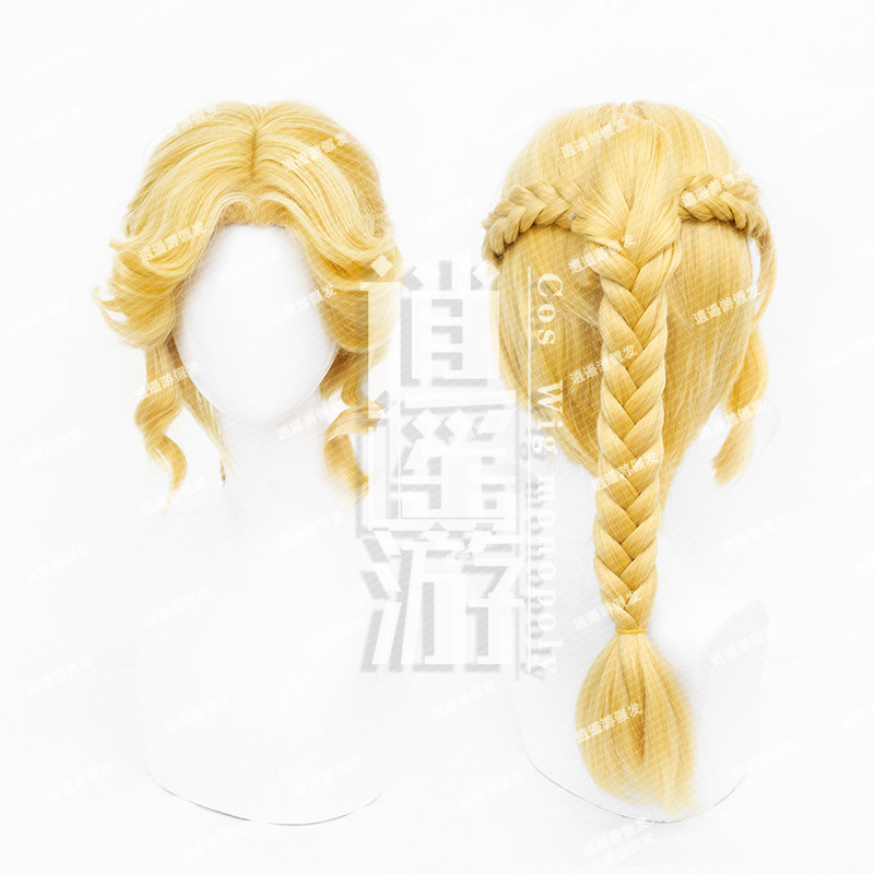 逍遥游 记者原皮cos假发仿真头皮顶第五人格游戏cosplay假发图片