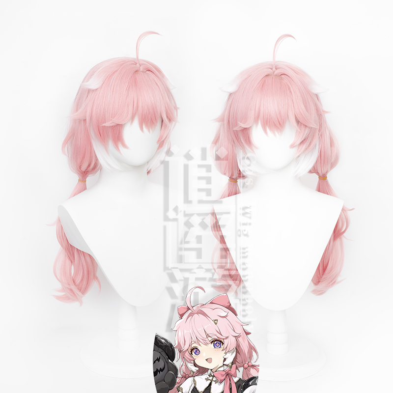 逍遥游  鸣潮安可cos假发仿真头皮顶双马尾扎发cosplay