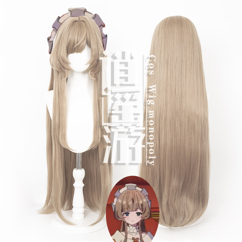 逍遥游 木偶睡衣散发cos假发仿真人头皮顶原神空月之歌cosplay图片
