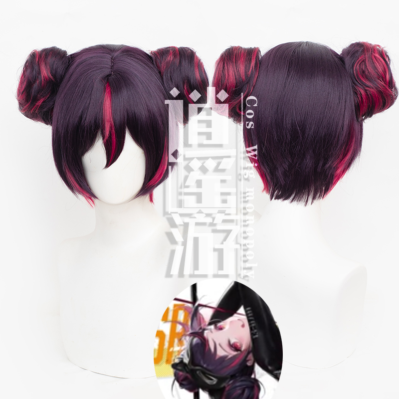 逍遥游 坎西cos假发妮姬胜利女神仿真人头皮顶虎口夹发包cosplay