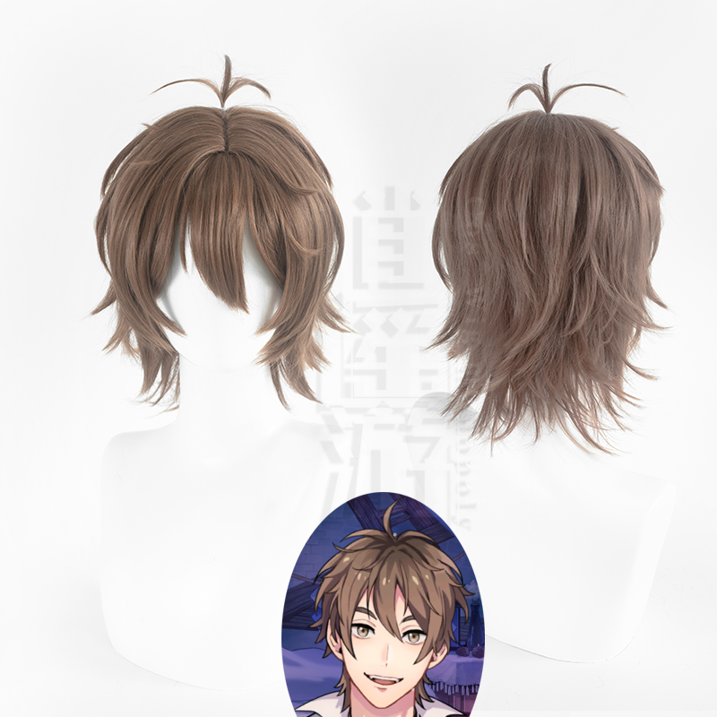 逍遥游 新世界狂欢伊得cos假发仿真人头皮顶游戏cosplay假发