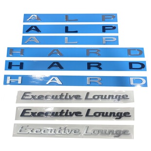 适用24-25年新款埃尔法改装混动HEV车标ALPHARD侧标尾门四驱标志