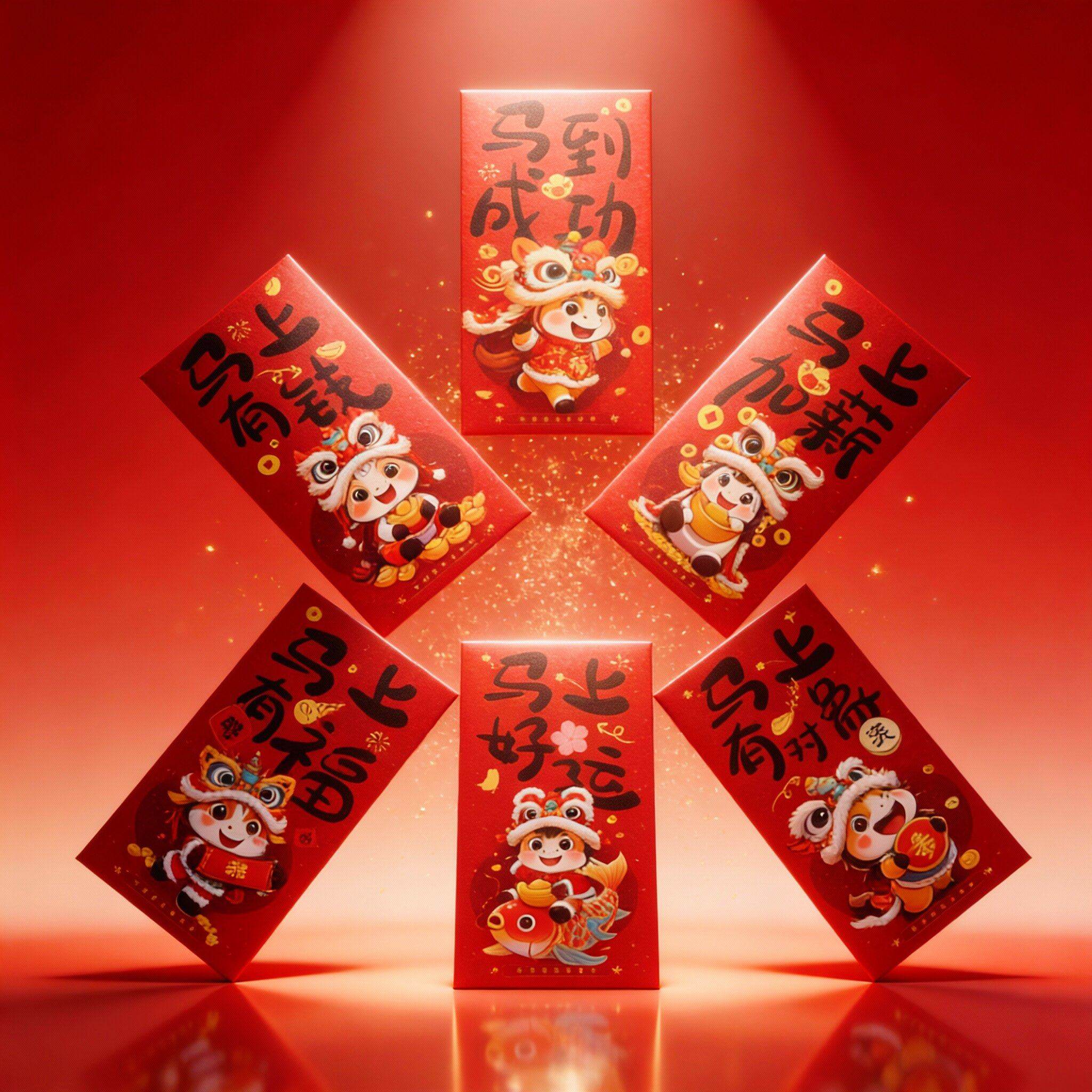 新款2026马年红包卡通可爱动物红包袋春节新年通用个性创意利是封