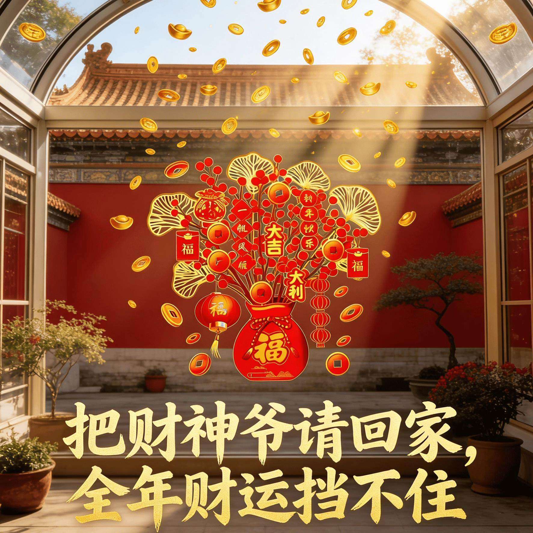 马年2026新年春节装饰静电贴窗贴玻璃门贴纸窗花贴画元旦过年布置,节庆用品/礼品,喜字/剪纸/贴纸,淘宝优惠券,粉丝福利购,淘宝优惠卷