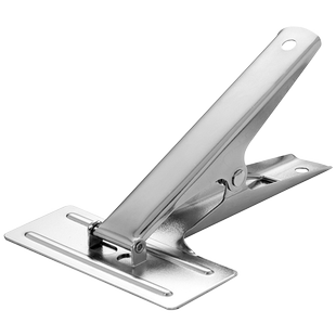 道顿大号强力凭证夹 固定器办公会计凭证单据票据装订大钢夹金属夹子大平口夹子