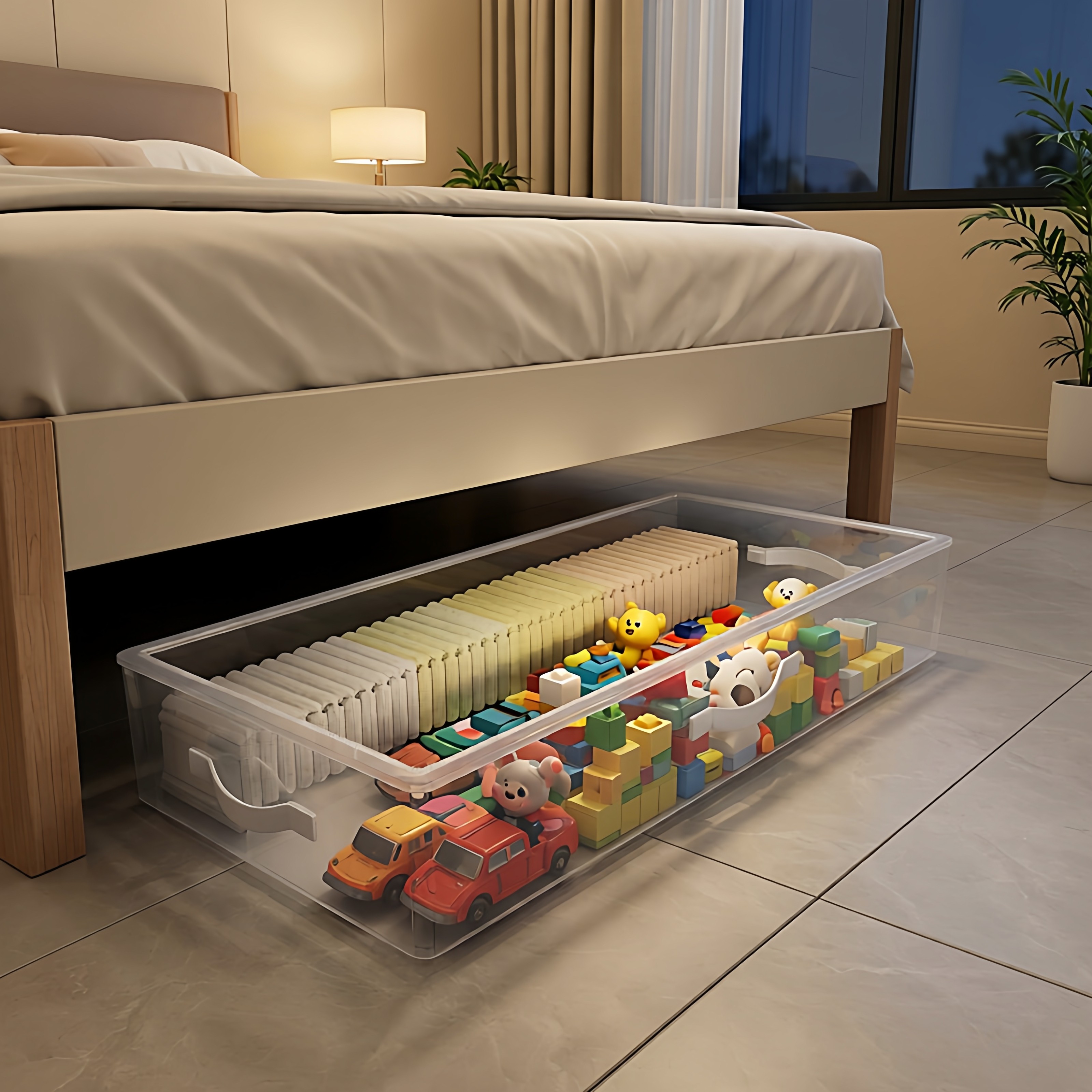 猪食槽玩具收纳狗狗衣服宠物床底杂物收纳槽盒带盖超长大容量神器,收纳整理,吸尘器收纳架/盒/袋,淘宝优惠券,粉丝福利购,淘宝优惠卷