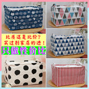 棉麻可折叠收纳箱大号家用布艺衣物整理筐衣柜衣服储物箱防尘防潮