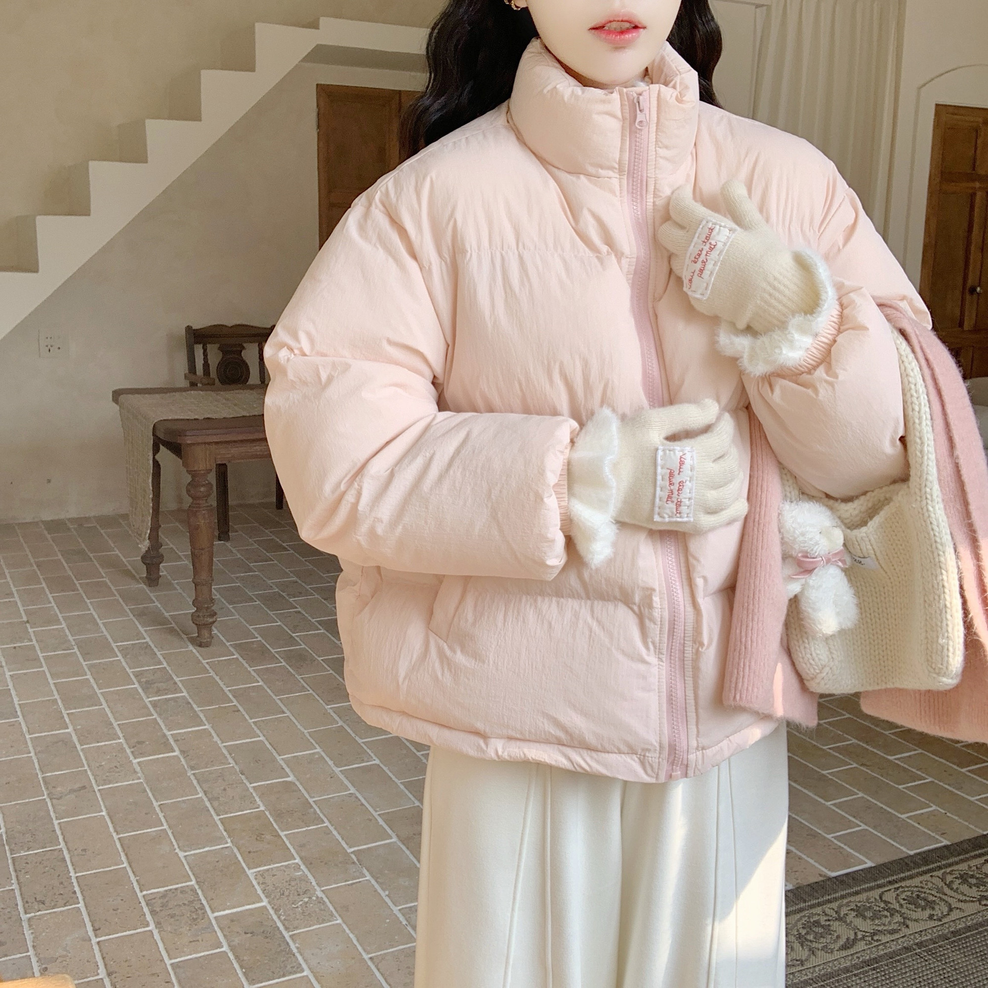 【DearYN】韩系立领棉服面包服