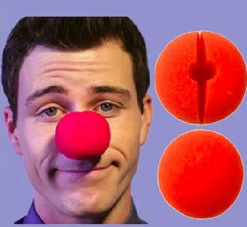 小丑鼻子红色海绵万圣节道具