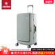 CROWN 皇冠铝框拉链箱28寸中开行李箱男女出国留学长途旅行5310