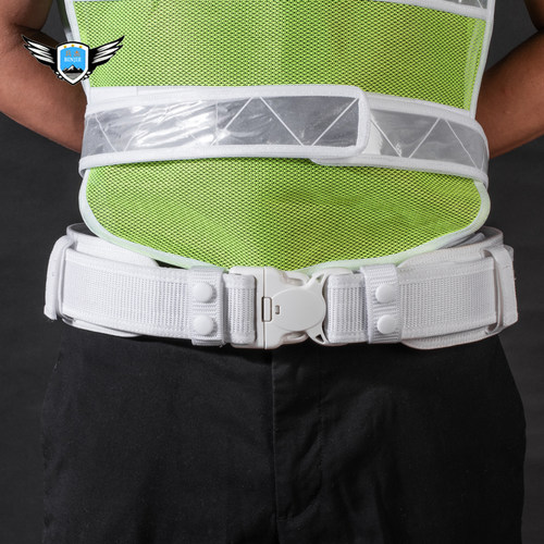 斌杰多功能户外执勤白色腰封