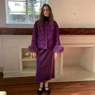 ZHUYIYI 新款鸭绒冬季绿色羽绒服女短款设计感修身