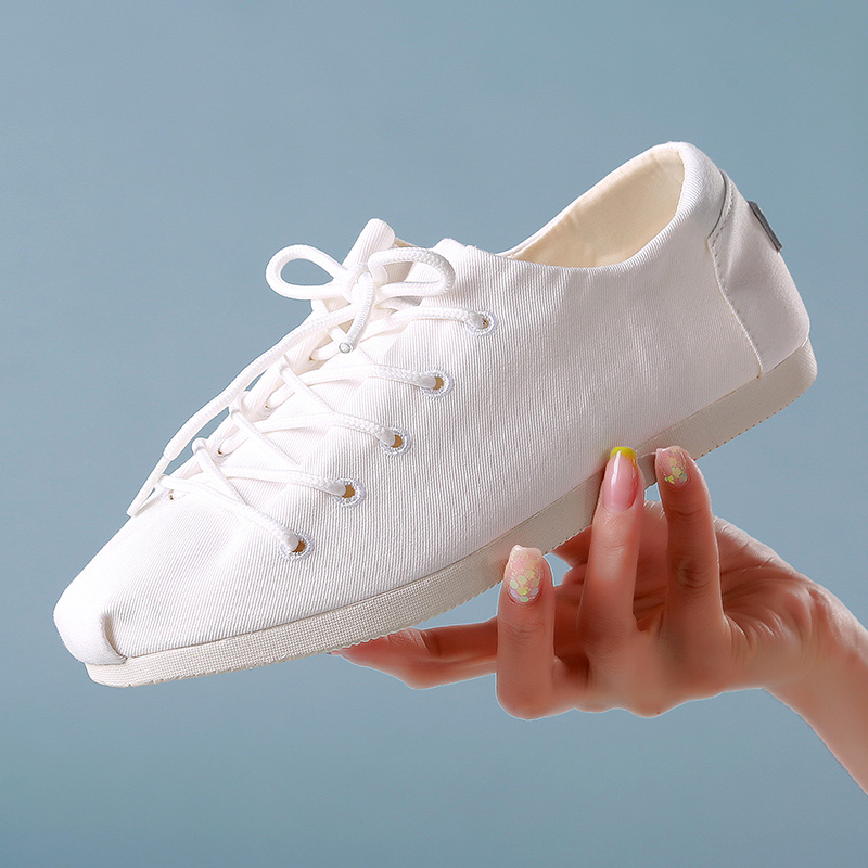 汤姆斯低帮休闲百搭透气帆布鞋女