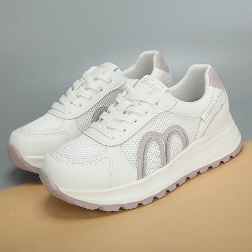 春季女大码厚底阿甘鞋