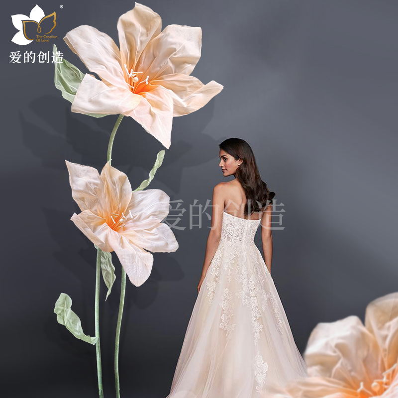 大型婚庆仿真花朱顶红