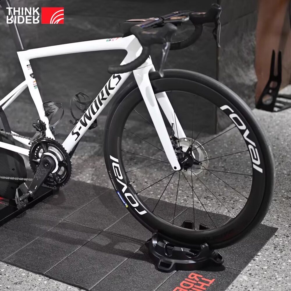智骑莲花宝座骑行台室内训练公路前轮防滑垫自行车固定块骑行垫图片