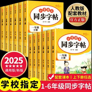 2025同步练字帖一二三四五六年级上册下册人教版 小学语文每日一练