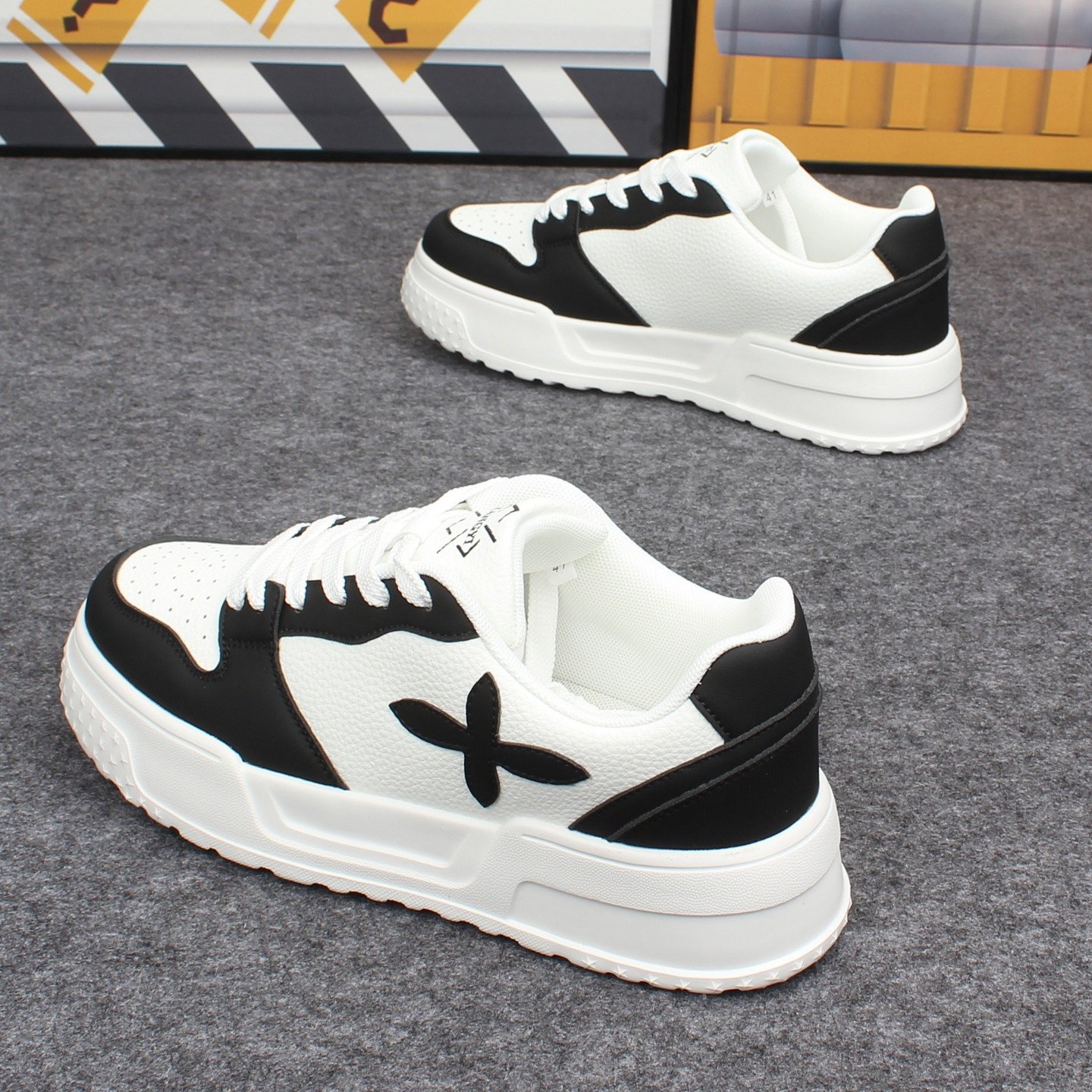 时尚增高小白鞋男2026春季百搭厚底松糕休闲板鞋学生轻便运动潮鞋,流行男鞋,休闲板鞋,淘宝优惠券,粉丝福利购,淘宝优惠卷