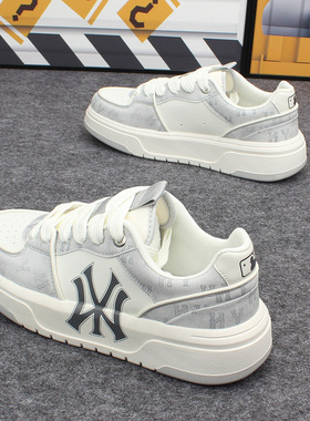 潮牌情侣印花厚底板鞋男女百搭低帮学生休闲运动鞋轻便软底小白鞋