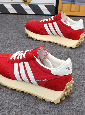 透气帆布阿甘鞋男女潮鞋情侣百搭休闲运动鞋学生厚底增高老爹鞋夏