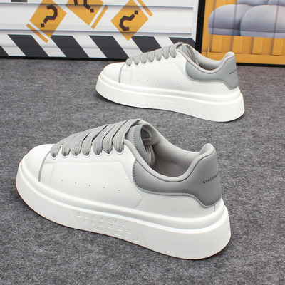 时尚情侣小白鞋厚底板鞋休闲运动