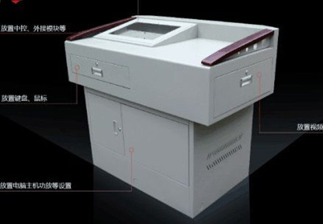 多媒体讲台班班通讲台教师教室讲台桌钢制讲台电教中控讲台演讲台