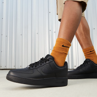 Nike Air Force 1 黑武士复古耐磨低帮板鞋男女同款黑CW2288-001