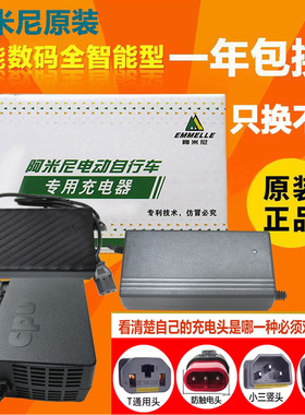 阿米尼电动车充电器CQ-4815D6020D 6024D72V20Ah原厂专用原装正品