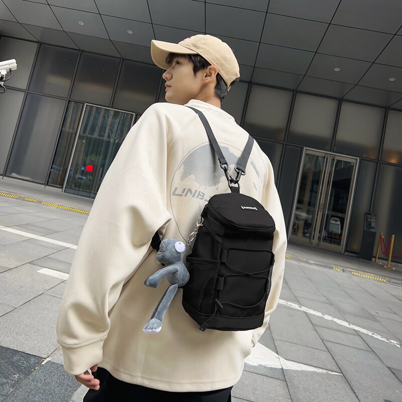 2025新款双肩包大容量潮牌男士外出旅游包运动旅行背包学生挎包潮