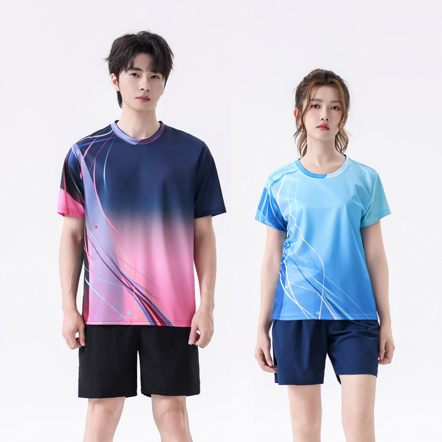 2025新款乒乓球服套装男女短袖