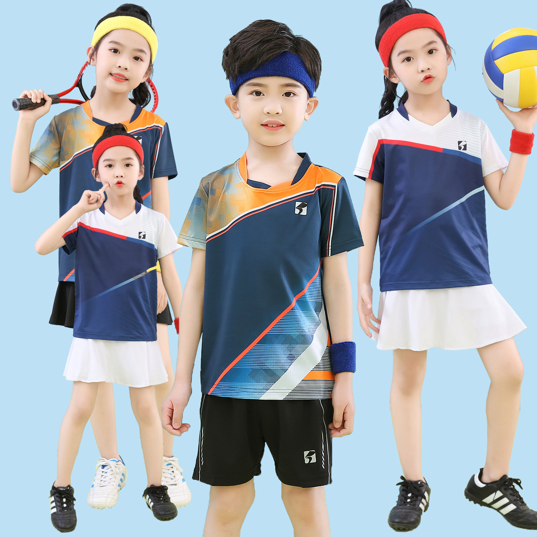 儿童乒乓球服套装男女童速干运动队服训练服羽毛球服定制印字正品